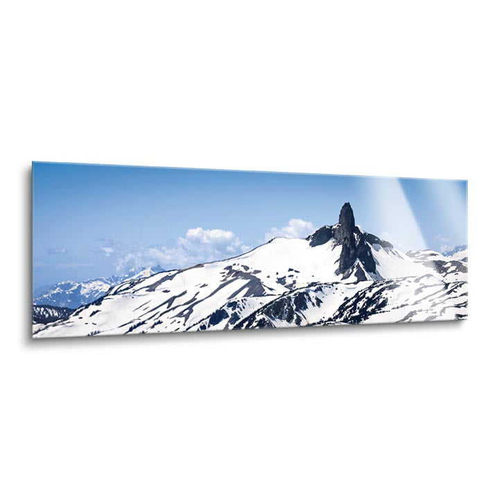 Black Tusk Mountain, Garibaldi Provincial Park, BC  | 12x36 | Glass Plaque