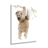 Baby Sloth  | 24x36 | Glass Plaque