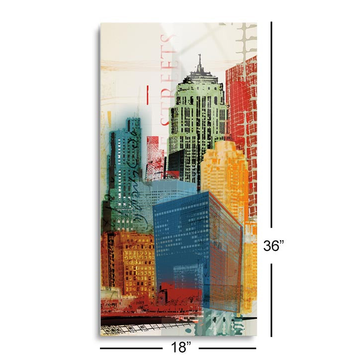 Urban Style II  | 12x24 | Glass Plaque