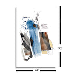 Blue Buzz III  | 24x36 | Glass Plaque