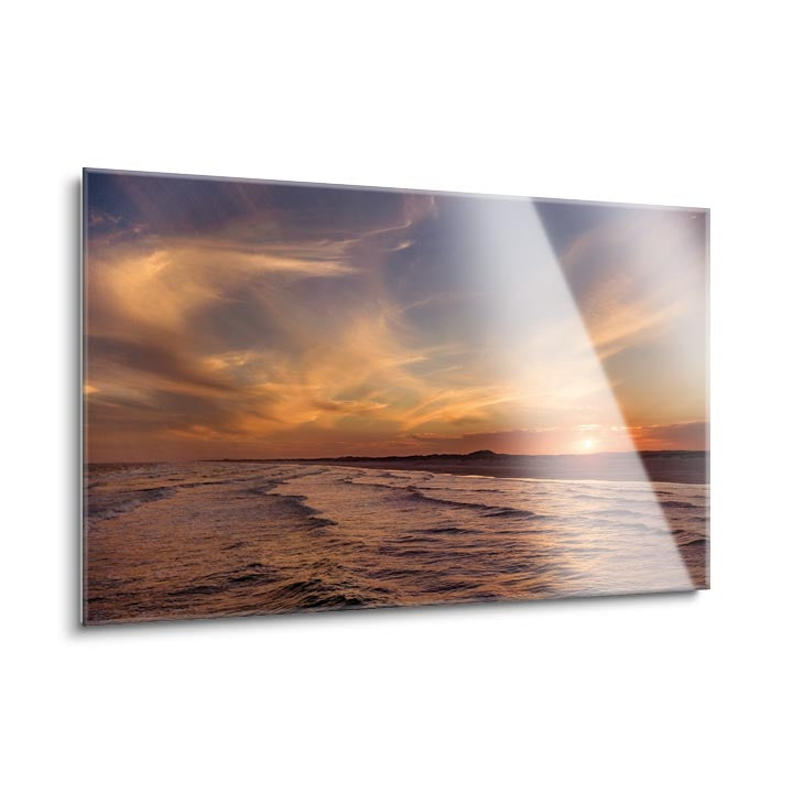 Corpus Christi Sunset  | 24x36 | Glass Plaque
