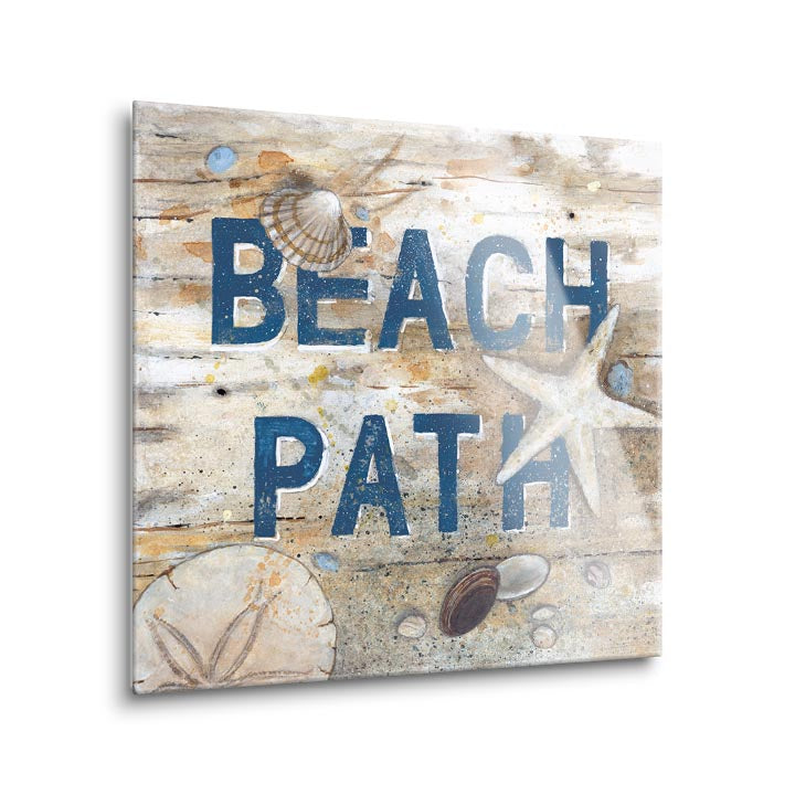 Beach Path  | 12x12 | Glass Plaque