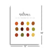 Autumn is My Favorite Color  | 12x16 | Glass Plaque