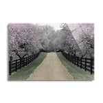 Apple Blossom Lane  | 24x36 | Glass Plaque