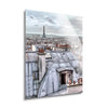 Paris Rooftops  | 24x36 | Glass Plaque