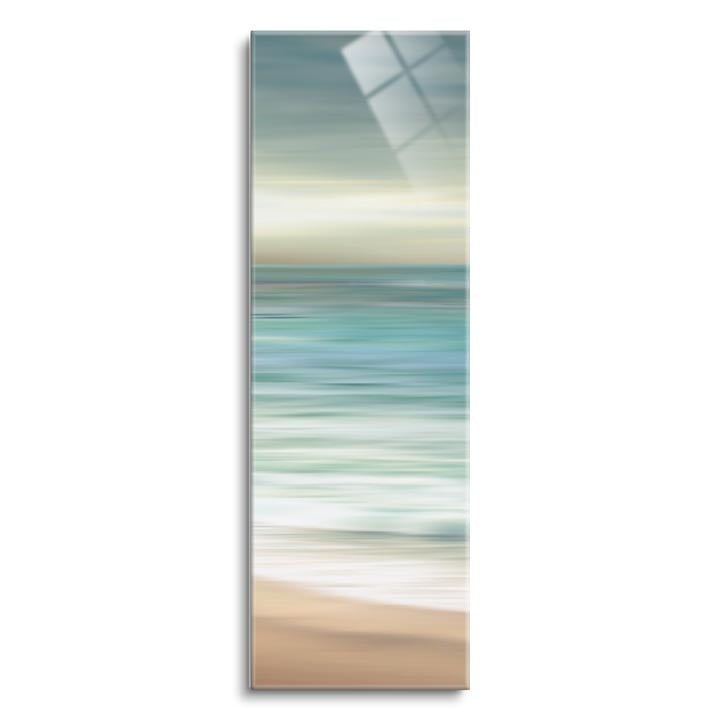 Ocean Calm III  | 12x36 | Glass Plaque