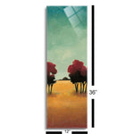A New Day I  | 12x36 | Glass Plaque