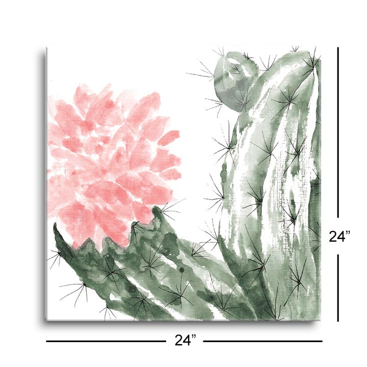 Prickly Bloom II  | 12x12 | Glass Plaque