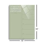 Weekly Planner Organizing Chaos (Green) | 12x16 | Glass Plaque
