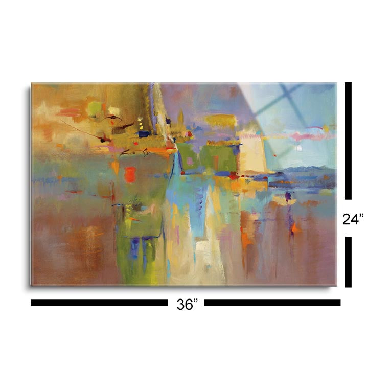 Atypical Reflections  | 24x36 | Glass Plaque