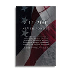 9/11 Memorial 2 (2-3V)  | 24x36 | Glass Plaque