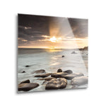 Nordic Sunset  | 12x12 | Glass Plaque