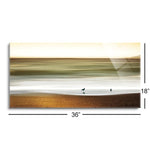 Golden Shores  | 12x24 | Glass Plaque