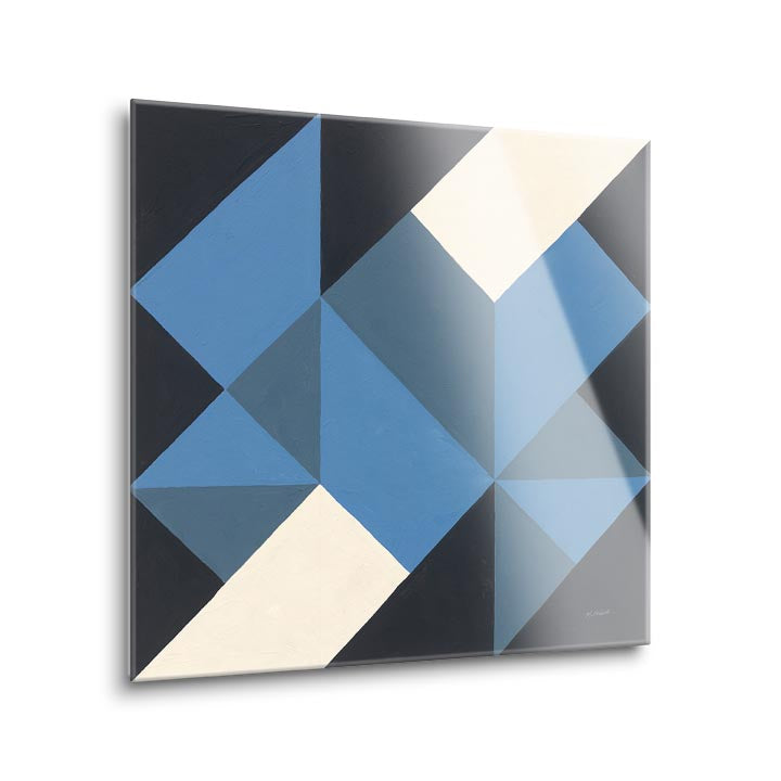 Triangles I  | 12x12 | Glass Plaque