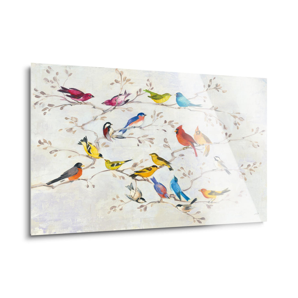 A Little Bird Told Me | 24x36 | Glass Plaque