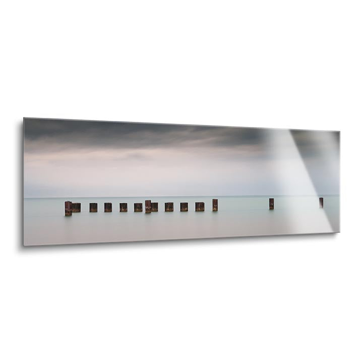 In Dreams I (Lake 4 Minus - Color)  | 12x36 | Glass Plaque