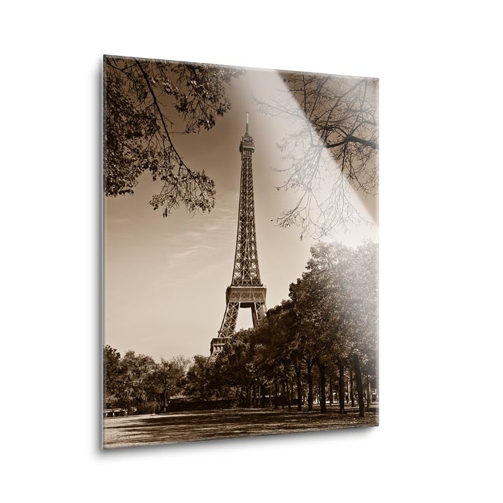 An Afternoon Stroll - Paris II  | 12x16 | Glass Plaque