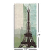 Eiffel Tower II  | 12x24 | Glass Plaque