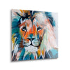 Do You Want My Lion's Share  | 12x12 | Glass Plaque