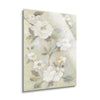 Romantic Spring Flowers I White | 24x36 | Glass Plaque