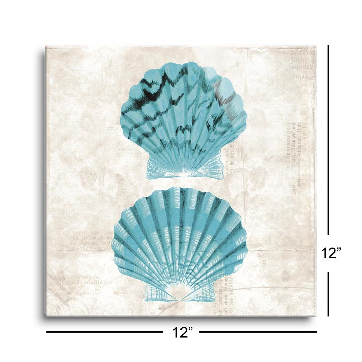 Under the Sea IV  | 12x12 | Glass Plaque