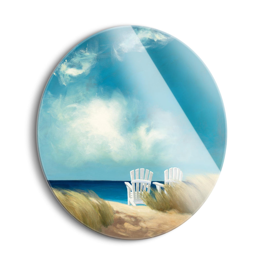 A Perfect Day  | 24x24 Circle | Glass Plaque