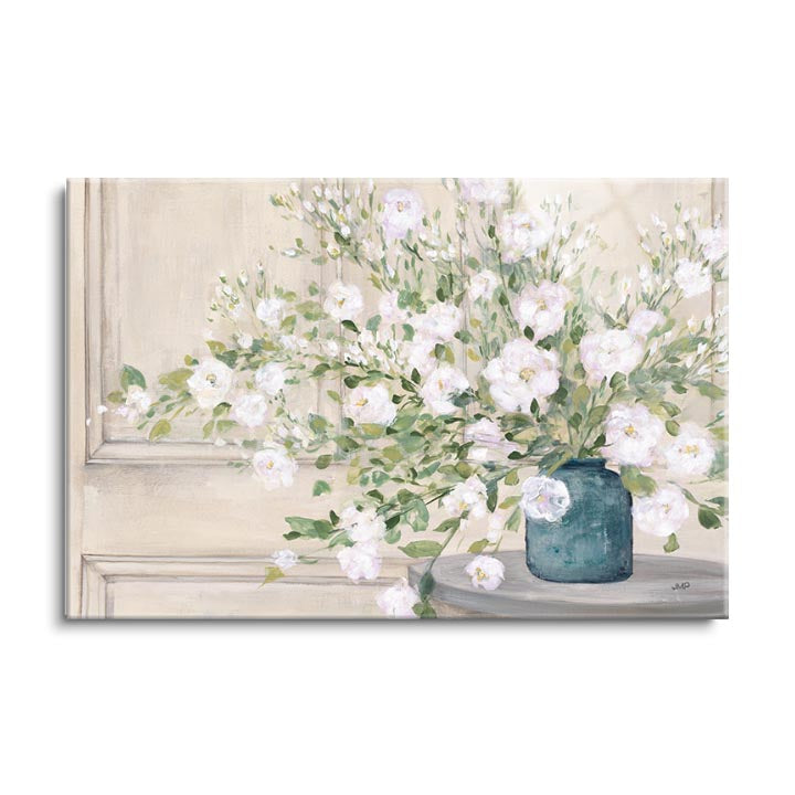 White Bouquet  | 24x36 | Glass Plaque