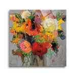 Flower Vase  | 12x12 | Glass Plaque