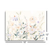 Neutral Boho Wildflowers | 12x16 | Glass Plaque