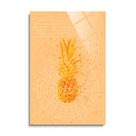 Habit Tracker | Pineapple | 24x36 | Glass Plaque