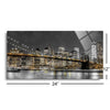 New York Lights  | 12x24 | Glass Plaque
