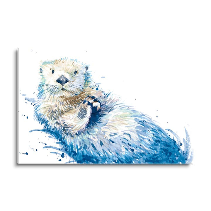 Otter  | 24x36 | Glass Plaque
