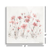 Wildflowers III Pink | 8x8 | Glass Plaque