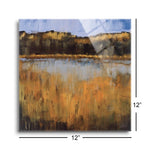 Salt Water Marsh I  | 12x12 | Glass Plaque