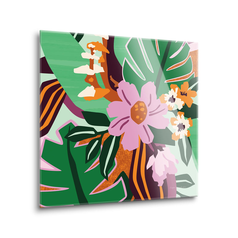 Wildflowers Crop | 8x8 | Glass Plaque