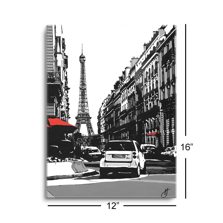 Paris II  | 12x16 | Glass Plaque