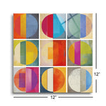 Pattern Tiles I  | 12x12 | Glass Plaque