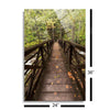 Autumn's Bridge  | 24x36 | Glass Plaque