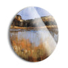 Salt Water Marsh II  | 24x24 Circle | Glass Plaque