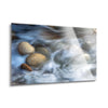 Stones and Waves  | 24x36 | Glass Plaque