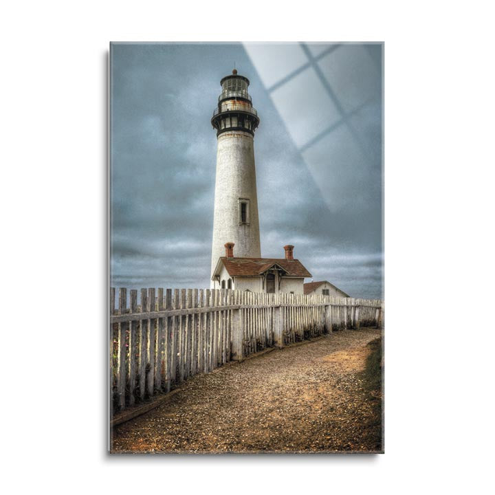 Pigeon Point Lighthouse, CA  | 24x36 | Glass Plaque