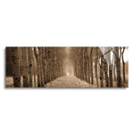 The Shimmering Forest (U_Ross_0014)  | 12x36 | Glass Plaque