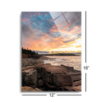 Coastal Sunrise II  | 12x16 | Glass Plaque