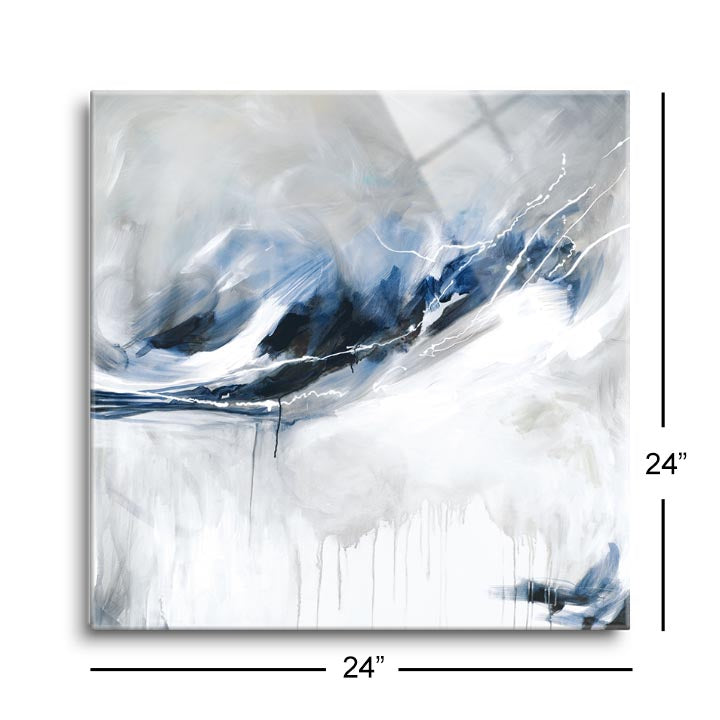 Silver Lining  | 12x12 | Glass Plaque