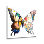 Papillon Daisy  | 12x12 | Glass Plaque