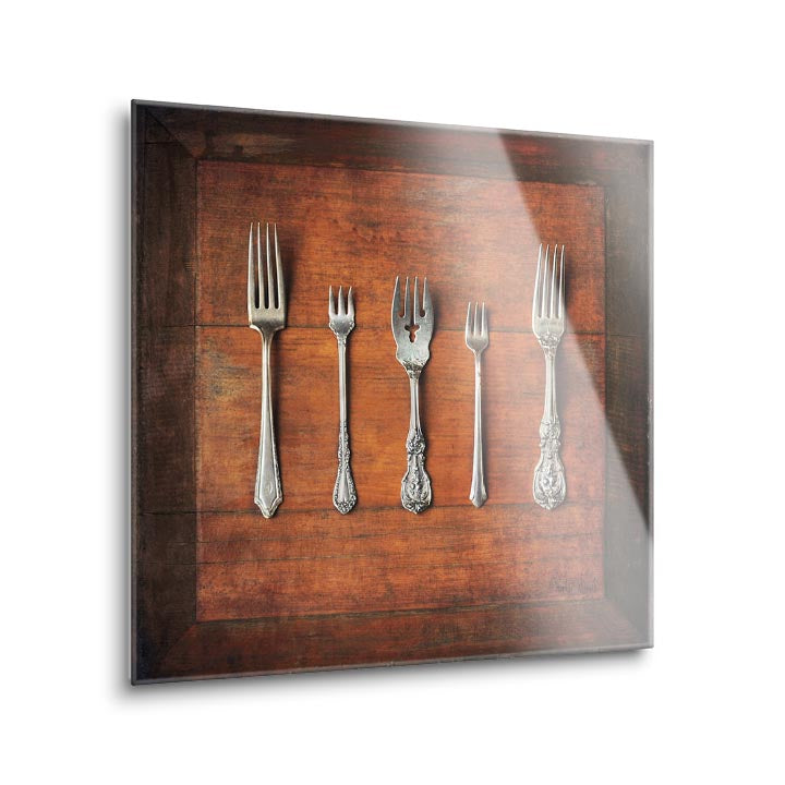Meal Time I  | 12x12 | Glass Plaque
