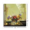 Floral Kaleidoscope I  | 12x12 | Glass Plaque