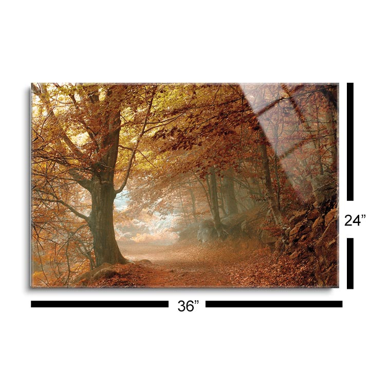 Autumn Dream  | 24x36 | Glass Plaque