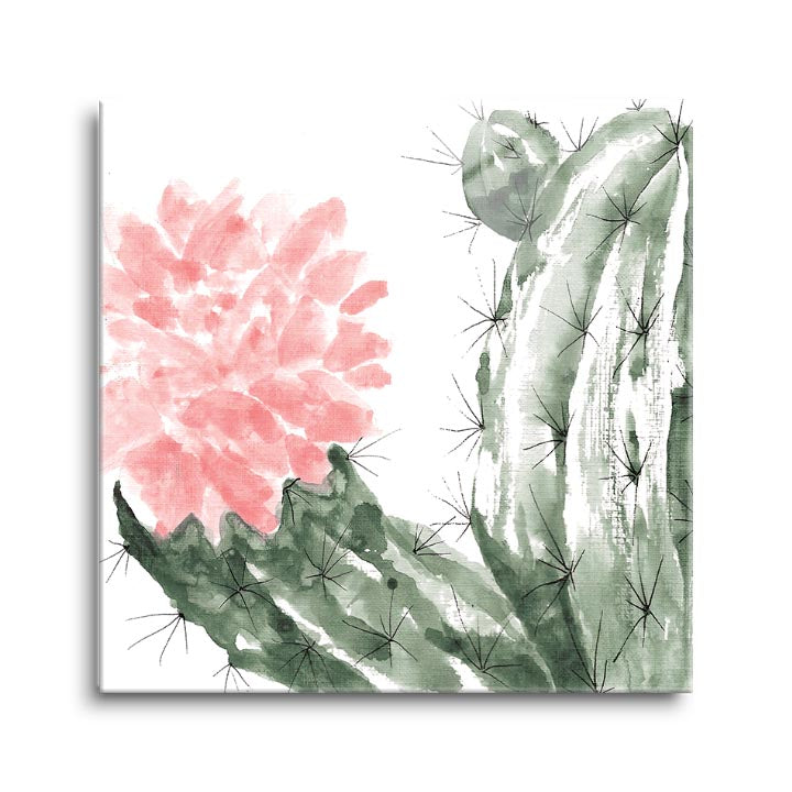 Prickly Bloom II  | 12x12 | Glass Plaque