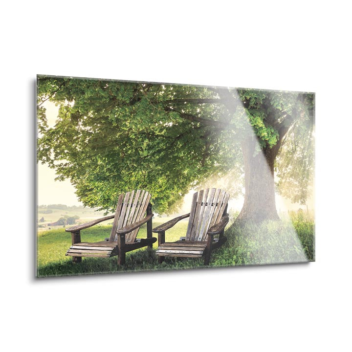 Made In The Shade  | 24x36 | Glass Plaque